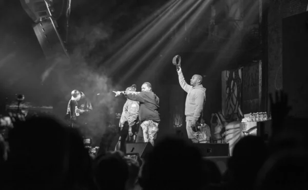 Moscow Noviembre 2015 Popular Banda Estadounidense Hip Hop Tang Clan — Foto de Stock