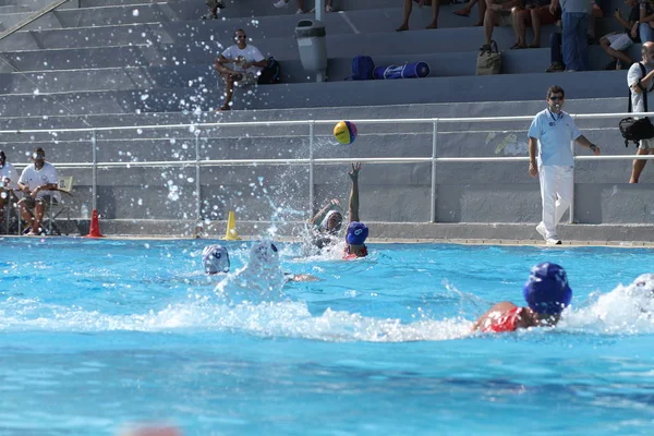 Athens October 2012 Female Water Polo Championship Women Play Waterpolo — Stock Photo, Image