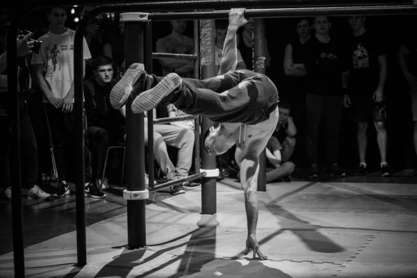 Moscú Marzo 2017 Enfriar Entrenamiento Del Campeonato Arena Dioses Gimnasio —  Fotos de Stock