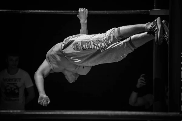 Moscú Marzo 2017 Enfriar Entrenamiento Del Campeonato Arena Dioses Gimnasio —  Fotos de Stock