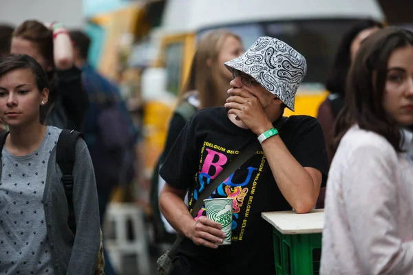 Moscow August 2016 Tuborg Green Jam Festival Moscow Earl Sweatshirt — Stock Photo, Image