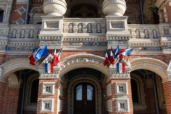 Moscú Febrero 2017 Exterior Del Edificio Embajada Francia Rusia Arquitectura —  Fotos de Stock