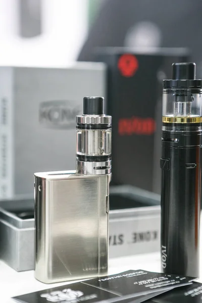 Mosca Dicembre 2016 International Vape Expo Dispositivo Vaper Popolare Mod — Foto Stock