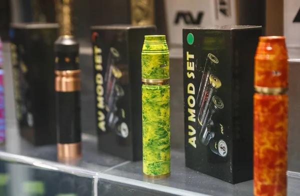 Москва Декабря 2016 International Vape Expo Popular Vaper Device Mod — стоковое фото