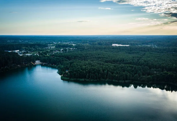 Natureza Viagens Lindo Lago Floresta — Fotografia de Stock