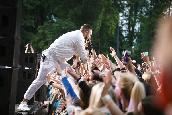 Moskau Juni 2016 Der Populäre Russische Rap Sänger One Tritt — Stockfoto