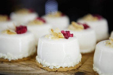 Lezzetli taze pastane cafe buzdolabı