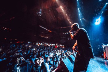 Moskova - Eylül, 2014: Earl Simmons aka canlı Glavclub Moskova, Rusya, 18 Eylül, 2014 performans Dmx
