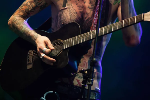 Mosca Novembre 201 Colson Baker Conosciuto Come Machine Gun Kelly — Foto Stock