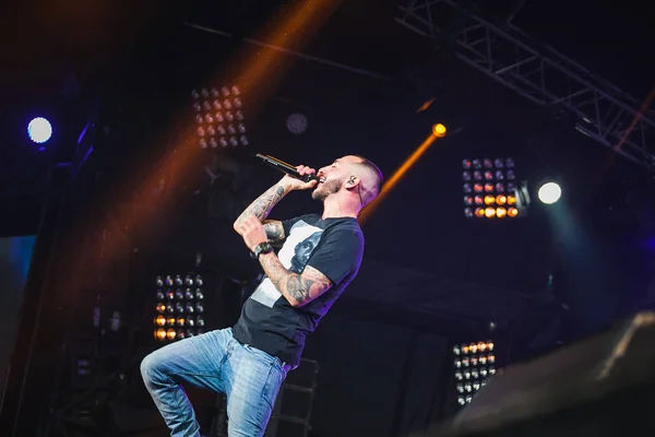 Mosca Novembre 2014 Grande Concerto Musica Hip Hop Del Cantante — Foto Stock