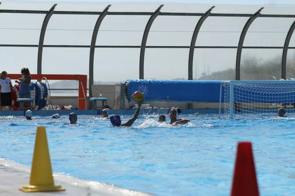 Atenas Octubre 2012 Campeona Femenina Waterpolo Las Mujeres Juegan Waterpolo — Foto de Stock