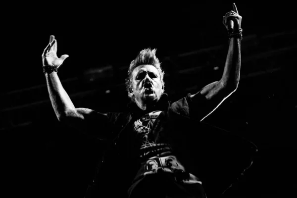 Moscow Junho 2015 Papa Roach Seu Vocalista Jacoby Shaddix Apresentando — Fotografia de Stock