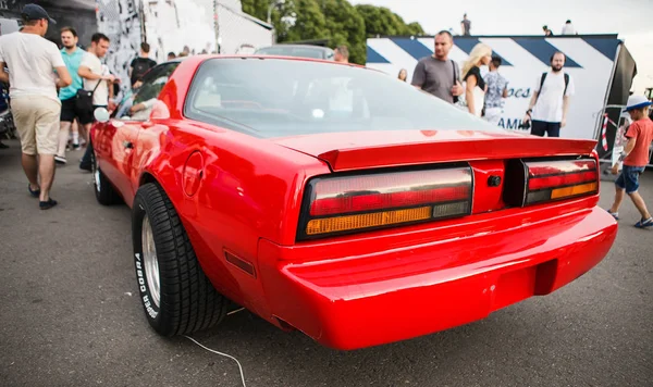 Moscú Agosto 2016 Espectáculo Tuning Coches Bicicletas Faces Laces Festival — Foto de Stock