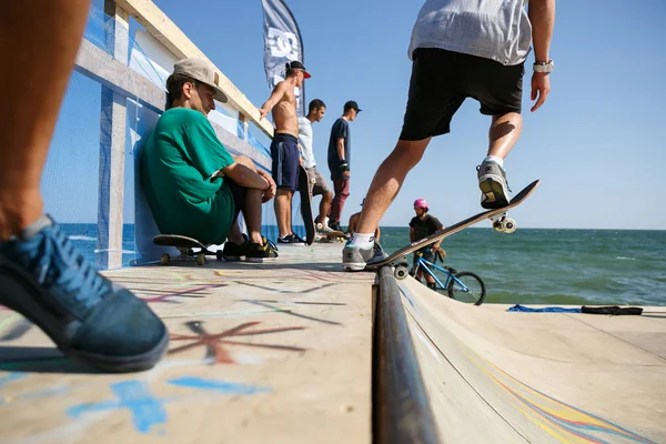 Odessa Ukraine Agosto 2017 Concurso Skate Verão — Fotografia de Stock