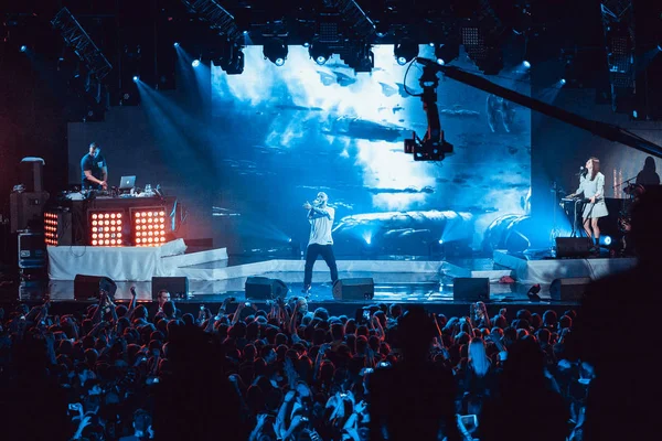 Moskau November 2014 Großes Konzert Des Rap Sängers One Live — Stockfoto