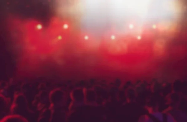 Lebendige Popmusik Konzert Background Big Gruppe Von Glücklichen Jungen Menschen — Stockfoto