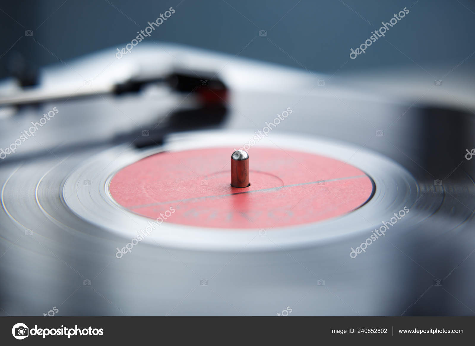 Vintage Turntable Record Player Close Retro Analog Turn Table Device Stock Photo By C Hurricanehank