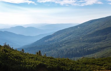 Sonbahar sezonu güzel Karpat Dağları