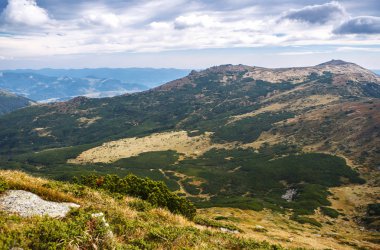 Sonbahar sezonu güzel Karpat Dağları