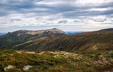 Seyahat hedef. Karpat Dağları'nın güzel manzara 