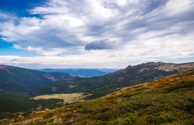 Seyahat hedef. Karpat Dağları'nın güzel manzara 