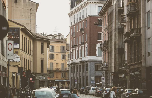 Milano Italia Octubre 2018 Arquitectura Italiana Moderna Las Calles Ciudad — Foto de Stock