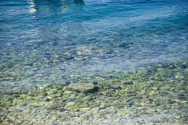 Schöne Transparente Adria Leuchtet Unter Der Tropischen Sonne Kroatien Reiseziel — Stockfoto