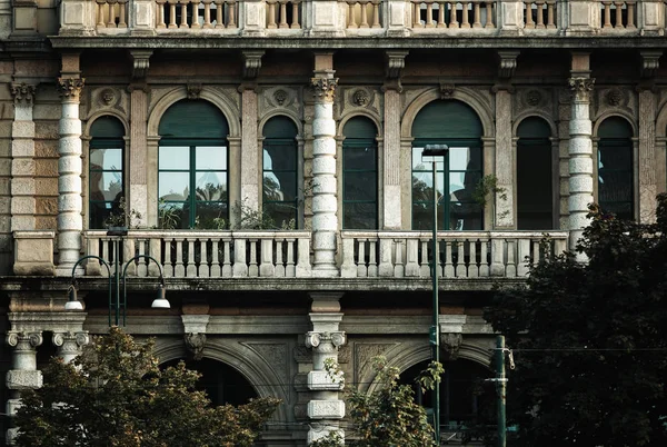 Milano Italia Octubre 2018 Hermosa Arquitectura Italiana Las Calles Ciudad —  Fotos de Stock