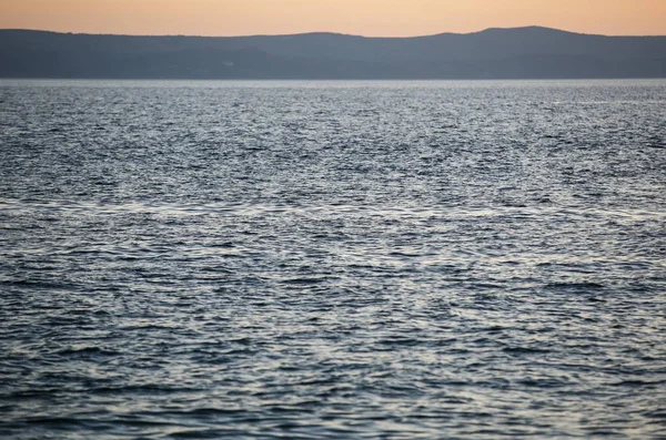 Zachód Słońca Wybrzeżu Morza Adriatyckiego Croatia Beautiful Celem Podróży Dla — Zdjęcie stockowe
