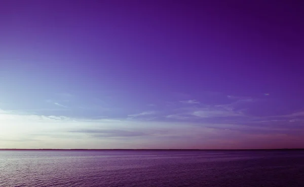 Закат Море Экзотическом Месте Путешествия Океанском Побережье — стоковое фото