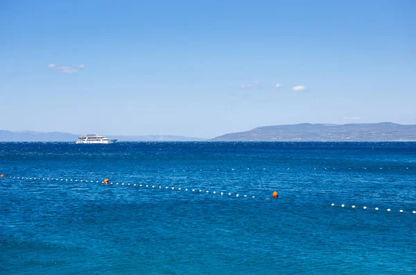 Makarska Kroatien Juni 2017 Stora Vita Turist Fartyget Adriatiska Havet — Stockfoto