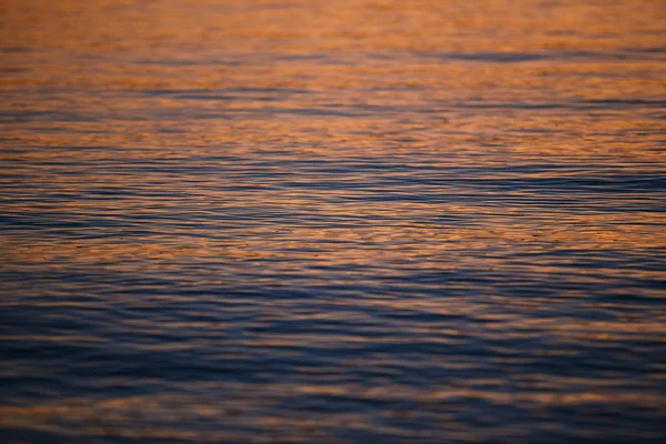 Prachtige Adriatische Zee Bij Zonsondergang Kroatische Kust Bij Zonsondergang Zomer — Stockfoto