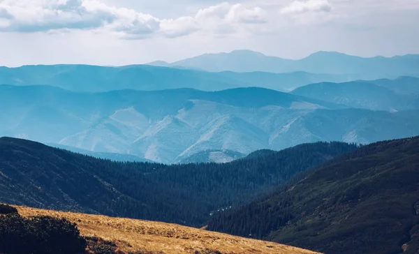 Beautiful Mountain Landscape Autumn Instagram Vintage Film Filter — Stock Photo, Image