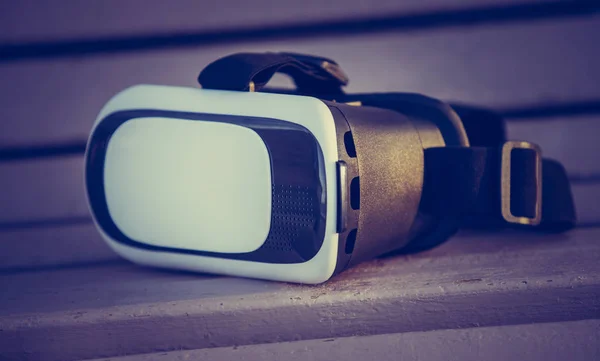 Gafas Realidad Virtual Moderna Para Jugar Aplicación Juego Móvil Teléfono — Foto de Stock