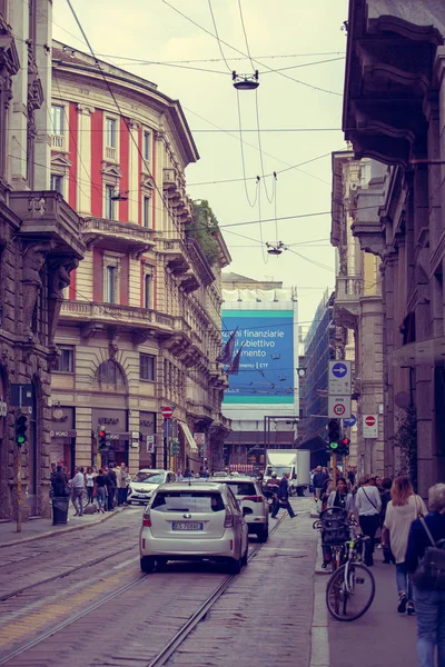 Milano Italia Octubre 2018 Arquitectura Italiana Moderna Las Calles Ciudad —  Fotos de Stock