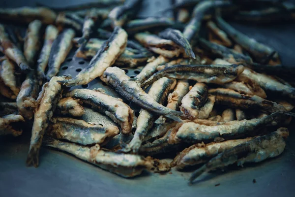 Fresh Uncooked Fish Ice Sale Food Store Buy Seafood Street — Stock Photo, Image