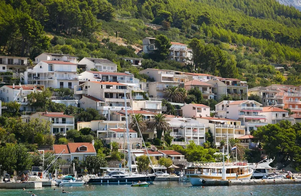 Small Town Coast Mediterranean Sea Croatia Nature Travel — Stock Photo, Image