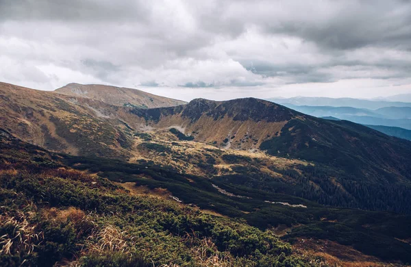 Beautiful Mountain Landscape Autumn Instagram Vintage Film Filter — Stock Photo, Image