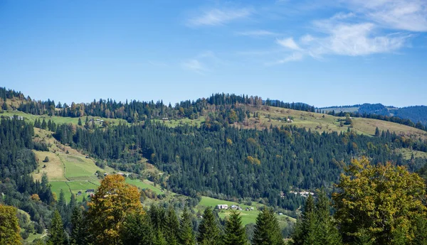 Schöne Karpaten Der Herbstsaison — Stockfoto