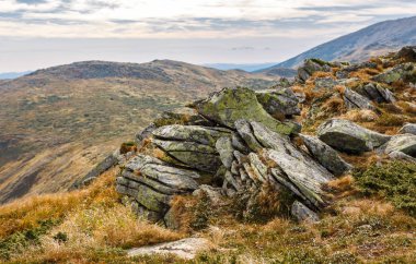 Seyahat hedef. Karpat Dağları'nın güzel manzara 