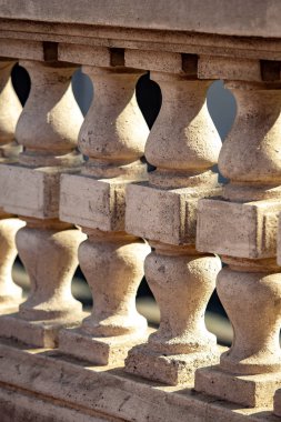 İtalya Ceneviz 'de eski bir çit. 