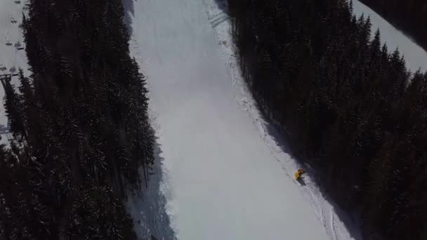 Vídeo Drone Bukovel Montanhas Dos Cárpatos — Vídeo de Stock