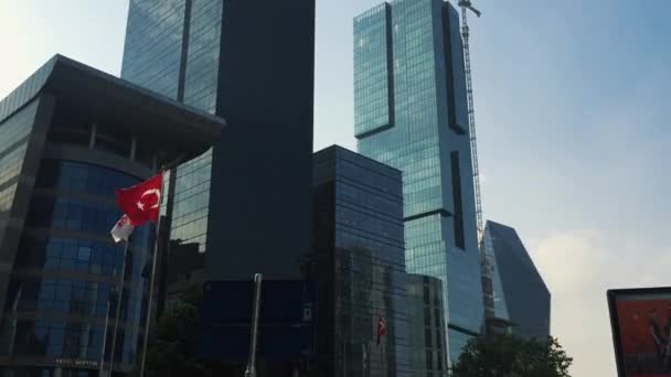 Obchodní Finanční Centrum Istanbul Turecko — Stock video