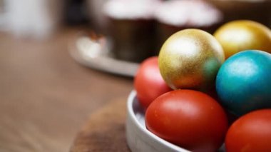 Ortodoks crhistian tatil kutlama için güzel Paskalya yumurtaları