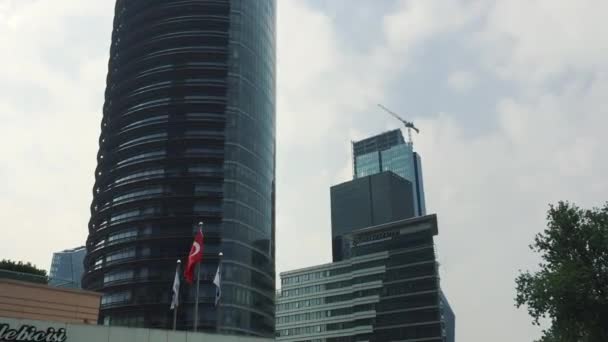 Obchodní Finanční Centrum Istanbul Turecko — Stock video