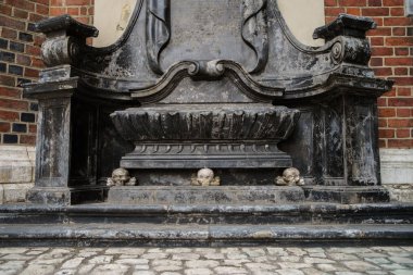 Krakow Saint Mary Antik gotik kilise