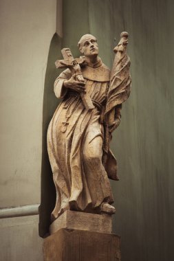 Krakow Katolik rahip heykeli