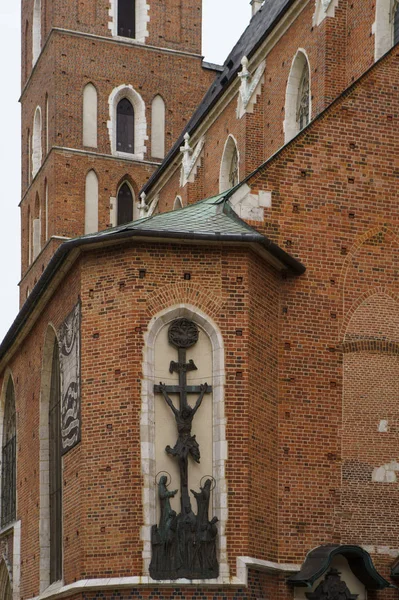 Igreja cristã católica em Cracóvia, Polônia — Fotografia de Stock