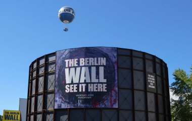 Berlin Wall Museum at Checkpoint Charlie landmark clipart