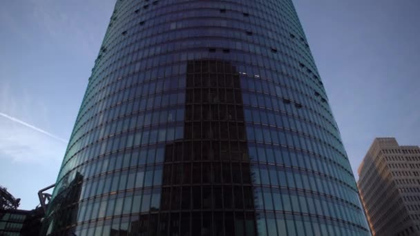 Berlino Germania Aprile 2019 Bellissimi Grattacieli Nel Quartiere Berlino Mitte — Video Stock